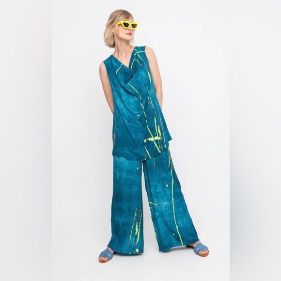 NWT OZAI N KU Ozai Ocean Elastic Pant - Picture 1 of 12